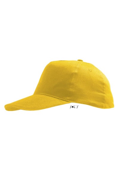 SOL'S SUNNY KIDS' - FIVE PANELS CAP Sárga 
