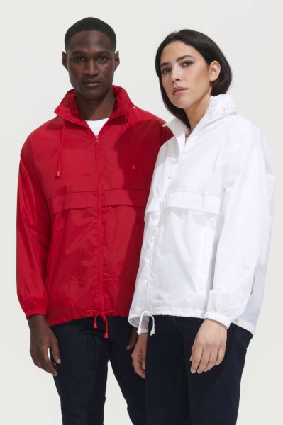 SOL'S SURF - UNISEX WATER REPELLENT WINDBREAKER Kék 