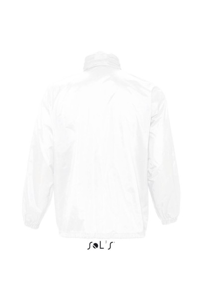 SOL'S SURF - UNISEX WATER REPELLENT WINDBREAKER Fehér 