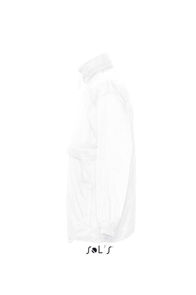 SOL'S SURF - UNISEX WATER REPELLENT WINDBREAKER Fehér 