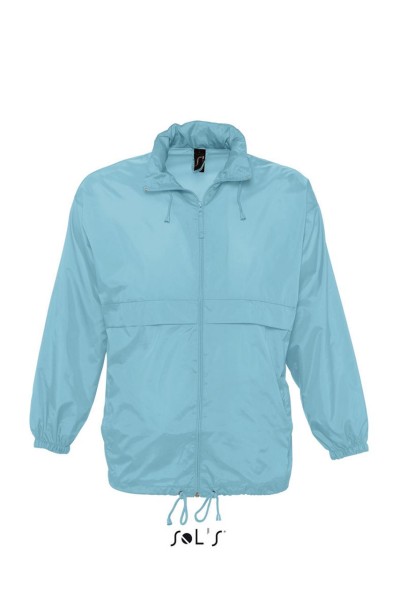 SOL'S SURF - UNISEX WATER REPELLENT WINDBREAKER Kék 