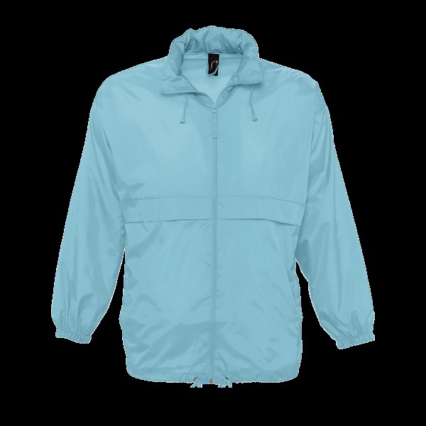 SOL'S SURF - UNISEX WATER REPELLENT WINDBREAKER Kék 
