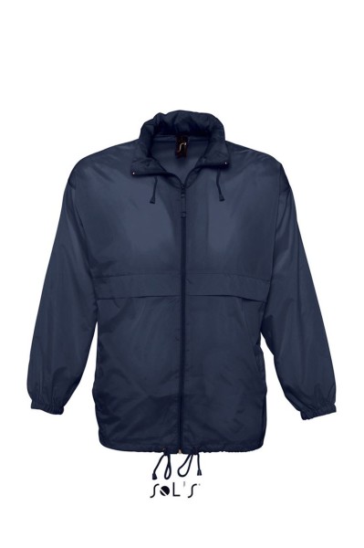 SOL'S SURF - UNISEX WATER REPELLENT WINDBREAKER Kék 