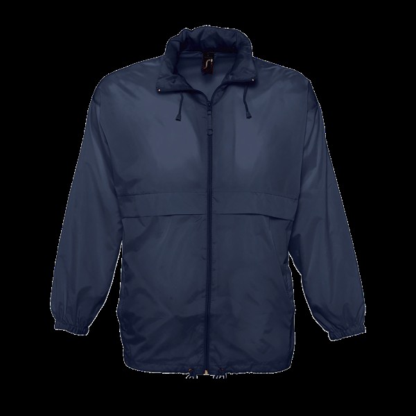 SOL'S SURF - UNISEX WATER REPELLENT WINDBREAKER Kék 