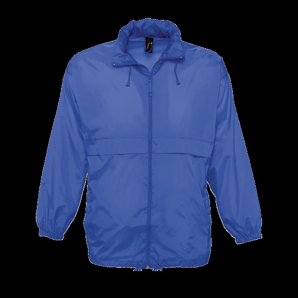 SOL'S SURF - UNISEX WATER REPELLENT WINDBREAKER Kék 