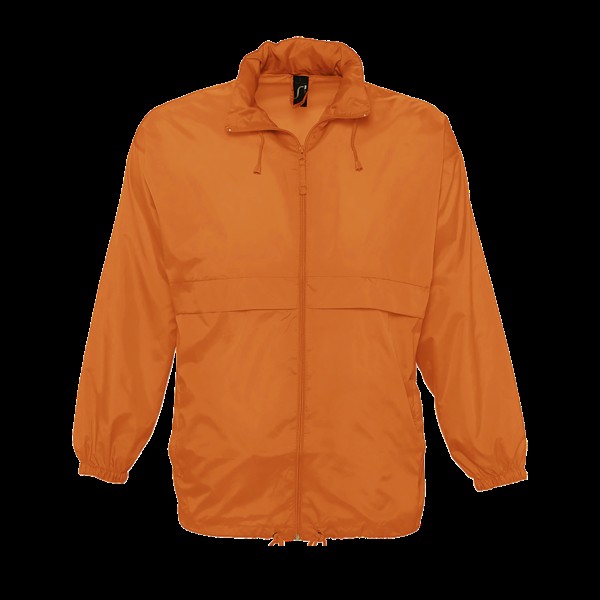 SOL'S SURF - UNISEX WATER REPELLENT WINDBREAKER Narancssárga 