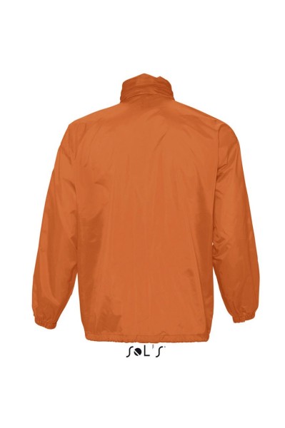 SOL'S SURF - UNISEX WATER REPELLENT WINDBREAKER Narancssárga 