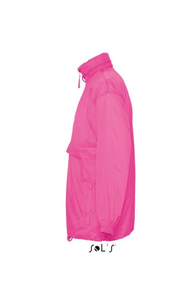 SOL'S SURF - UNISEX WATER REPELLENT WINDBREAKER Rózsaszín 