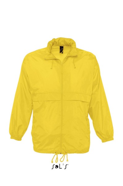 SOL'S SURF - UNISEX WATER REPELLENT WINDBREAKER Sárga 