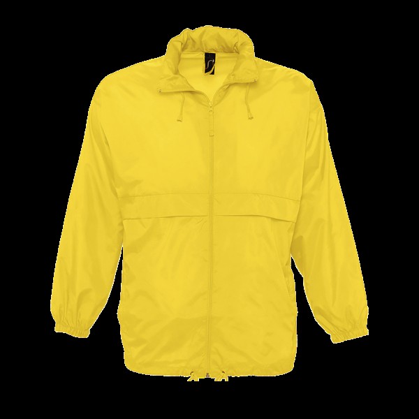 SOL'S SURF - UNISEX WATER REPELLENT WINDBREAKER Sárga 