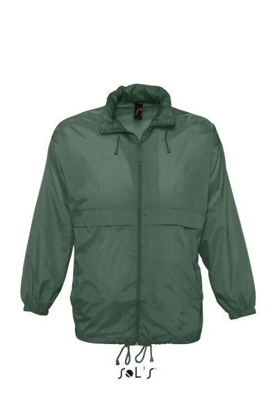 SOL'S SURF - UNISEX WATER REPELLENT WINDBREAKER Zöld 