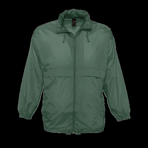 SOL'S SURF - UNISEX WATER REPELLENT WINDBREAKER Zöld 