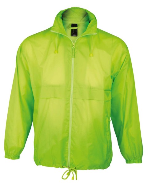 SOL'S SURF - UNISEX WATER REPELLENT WINDBREAKER Zöld 
