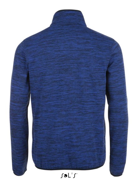 SOL'S TURBO - KNITTED FLEECE JACKET Kék 