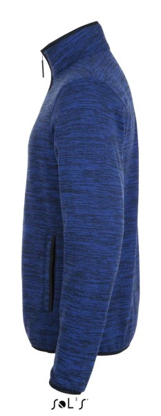 SOL'S TURBO - KNITTED FLEECE JACKET Kék 