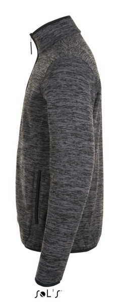 SOL'S TURBO - KNITTED FLEECE JACKET Szürke 