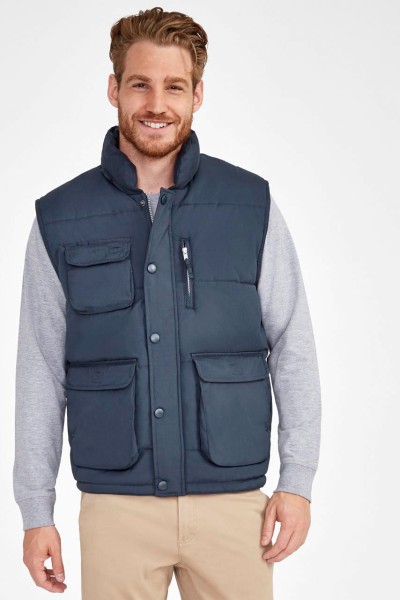 SOL'S VIPER - BODYWARMER Fekete 