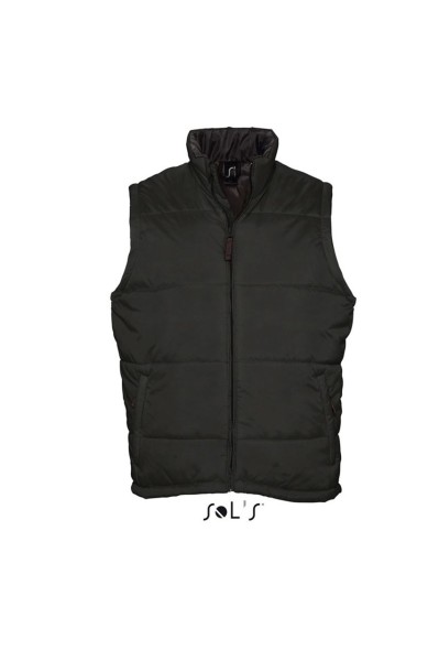 SOL'S WARM - QUILTED BODYWARMER Fekete 