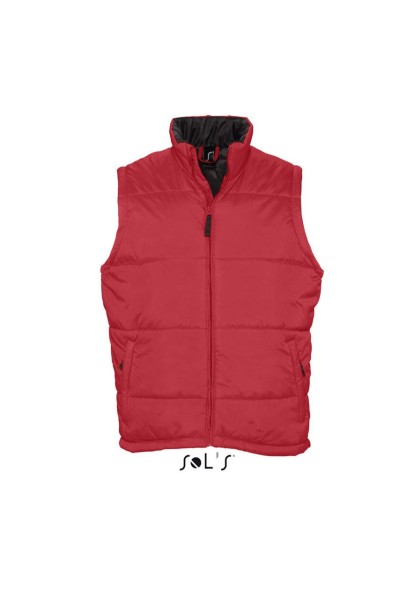 SOL'S WARM - QUILTED BODYWARMER Piros 