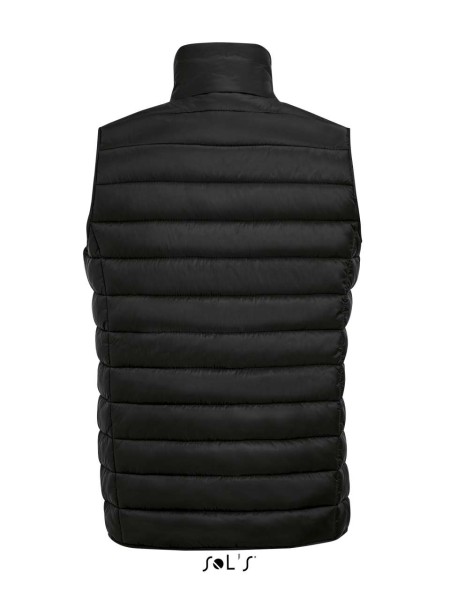 SOL'S WAVE MEN - LIGHTWEIGHT BODYWARMER Fekete 
