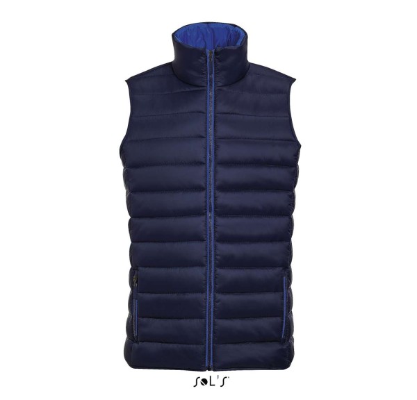 SOL'S WAVE MEN - LIGHTWEIGHT BODYWARMER Kék 