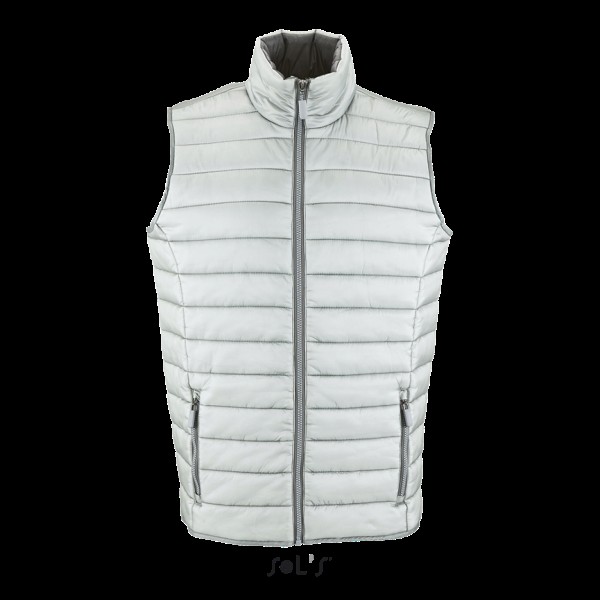 SOL'S WAVE MEN - LIGHTWEIGHT BODYWARMER Szürke 