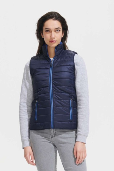 SOL'S WAVE WOMEN - LIGHTWEIGHT BODYWARMER Szürke 
