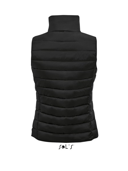 SOL'S WAVE WOMEN - LIGHTWEIGHT BODYWARMER Fekete 