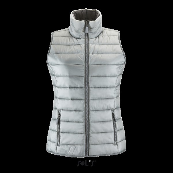 SOL'S WAVE WOMEN - LIGHTWEIGHT BODYWARMER Szürke 