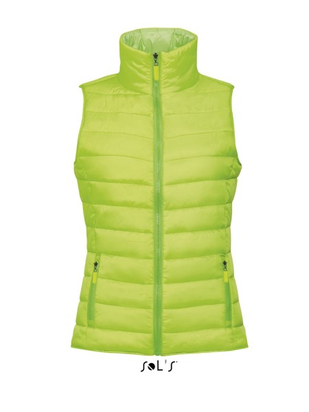SOL'S WAVE WOMEN - LIGHTWEIGHT BODYWARMER Zöld 