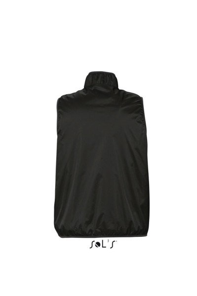 SOL'S WINNER - UNISEX CONTRASTED REVERSIBLE BODYWARMER Fekete 
