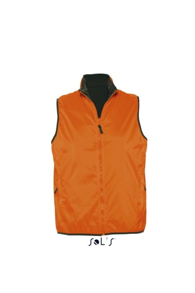 SOL'S WINNER - UNISEX CONTRASTED REVERSIBLE BODYWARMER Narancssárga 