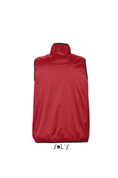 SOL'S WINNER - UNISEX CONTRASTED REVERSIBLE BODYWARMER Piros 