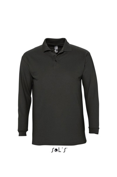 SOL'S WINTER II - MEN'S POLO SHIRT Fekete 