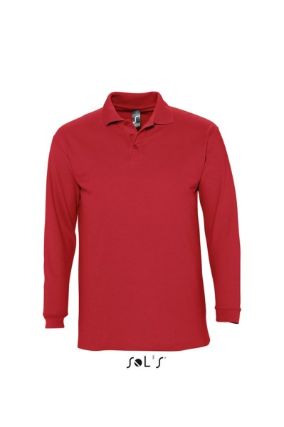 SOL'S WINTER II - MEN'S POLO SHIRT Piros 
