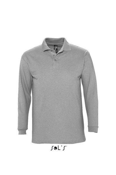 SOL'S WINTER II - MEN'S POLO SHIRT Szürke 