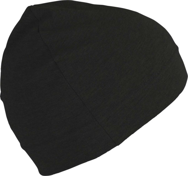 SPORTY FITTED BEANIE Fekete 