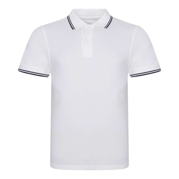 STRETCH TIPPED POLO Fehér 