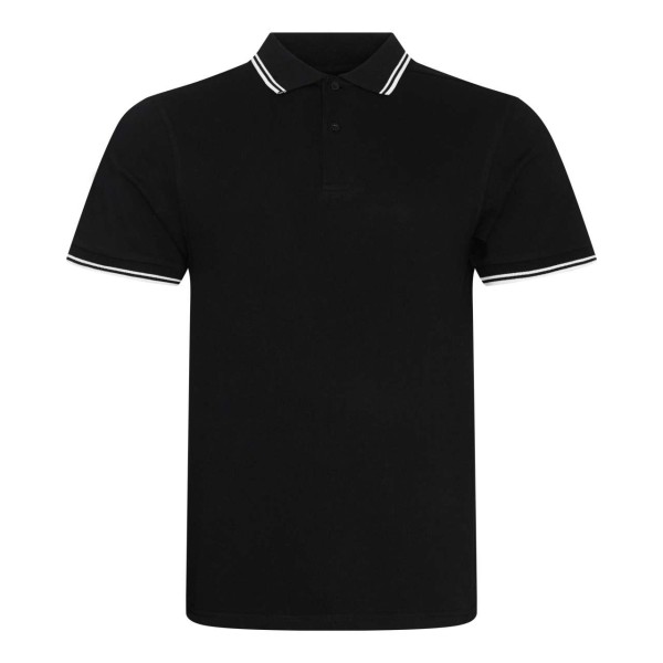 STRETCH TIPPED POLO Fekete 