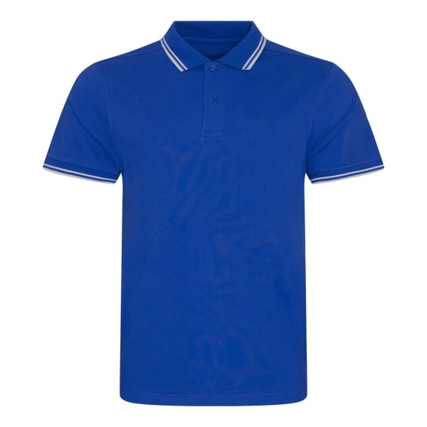 STRETCH TIPPED POLO Kék 