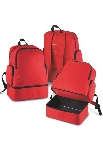 TEAM SPORTS BACKPACK WITH RIGID BOTTOM Fekete 
