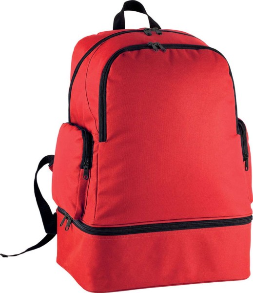 TEAM SPORTS BACKPACK WITH RIGID BOTTOM Piros 