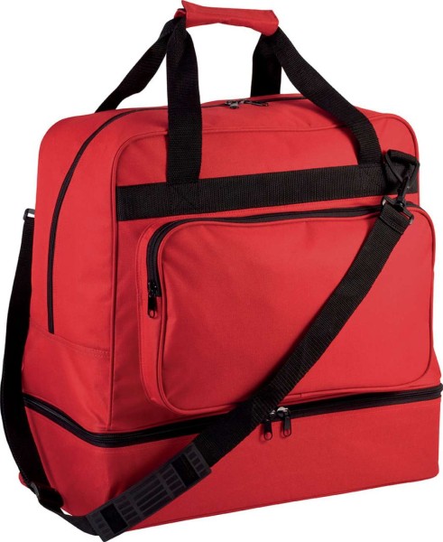 TEAM SPORTS BAG WITH RIGID BOTTOM - 60 LITRES Piros 