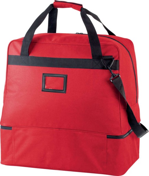 TEAM SPORTS BAG WITH RIGID BOTTOM - 60 LITRES Piros 