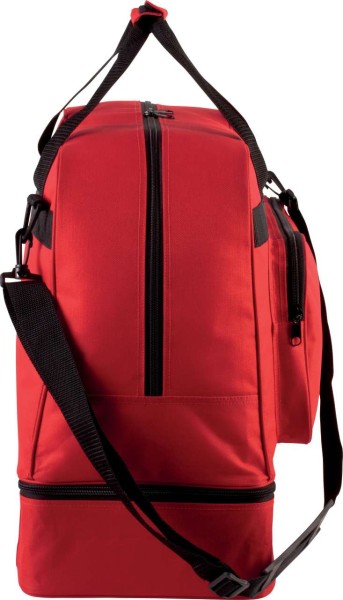 TEAM SPORTS BAG WITH RIGID BOTTOM - 60 LITRES Piros 