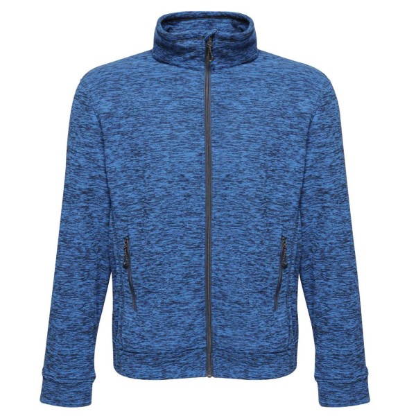 THORNLY MEN - FULL ZIP MARL FLEECE Kék 
