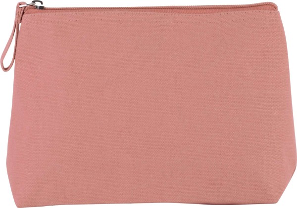 TOILETRY BAG IN COTTON CANVAS Narancssárga 
