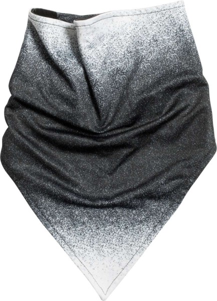 TRIANGULAR BANDANA WITH POLAR FLEECE LINING Fekete 