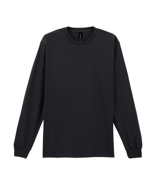 ULTRA COTTON™ FELNŐTT HOSSZÚ UJJÚ PÓLÓ Fekete 
