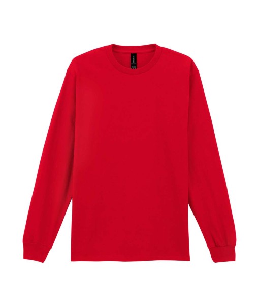 ULTRA COTTON™ FELNŐTT HOSSZÚ UJJÚ PÓLÓ Piros 